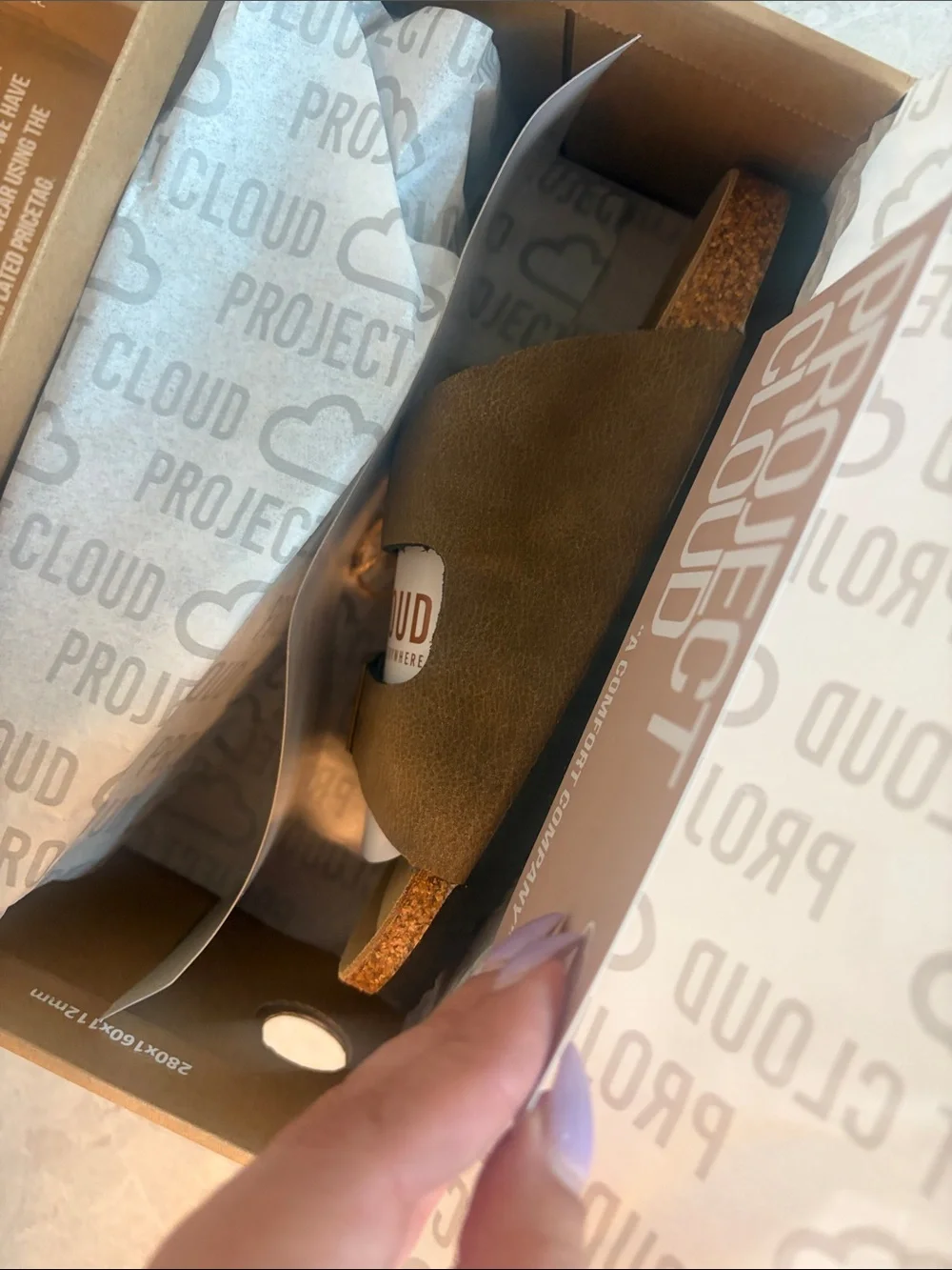 Project Cloud Kids Sandals, 100% Genuine Leather